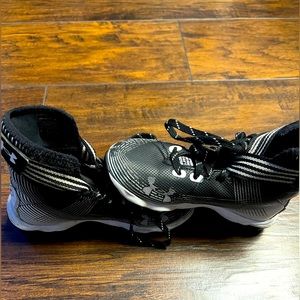 Under Armour Franchise Football Cleats Toddler 13k High Top Ankle Support Black